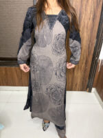 The Black and Grey Printed Co-ord