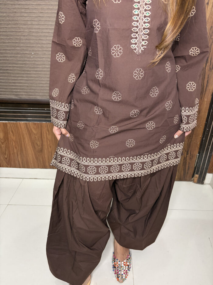 The Cotton Farshi Salwar Suit - Image 2