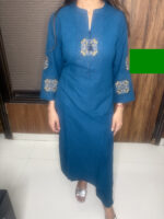 The Blue Embroidered Co-ord set