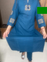 The Blue Embroidered Co-ord set - Image 2