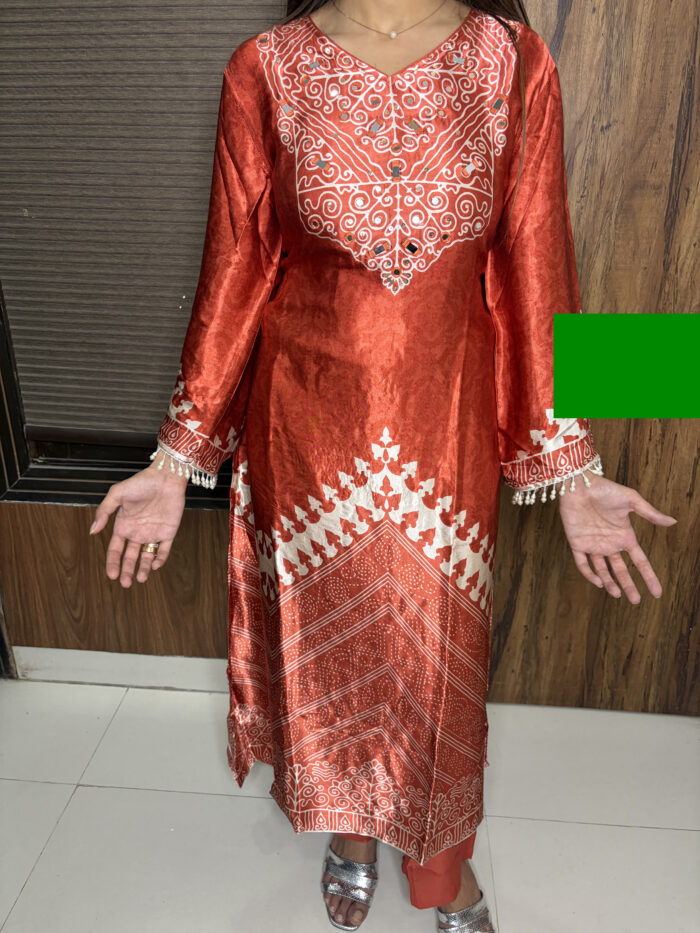 The Rust Silk Co-ord - Image 3