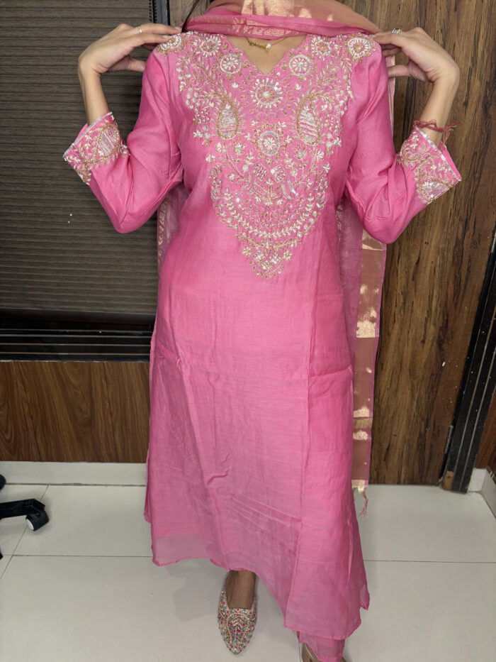 Pinkish Chandheri - Image 2