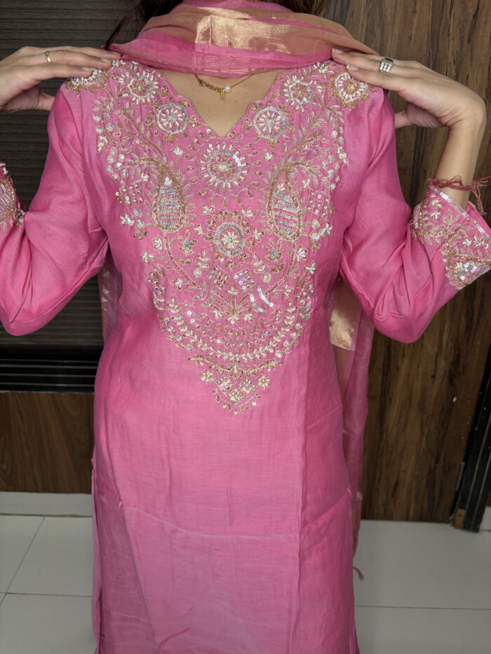 Pinkish Chandheri - Image 3