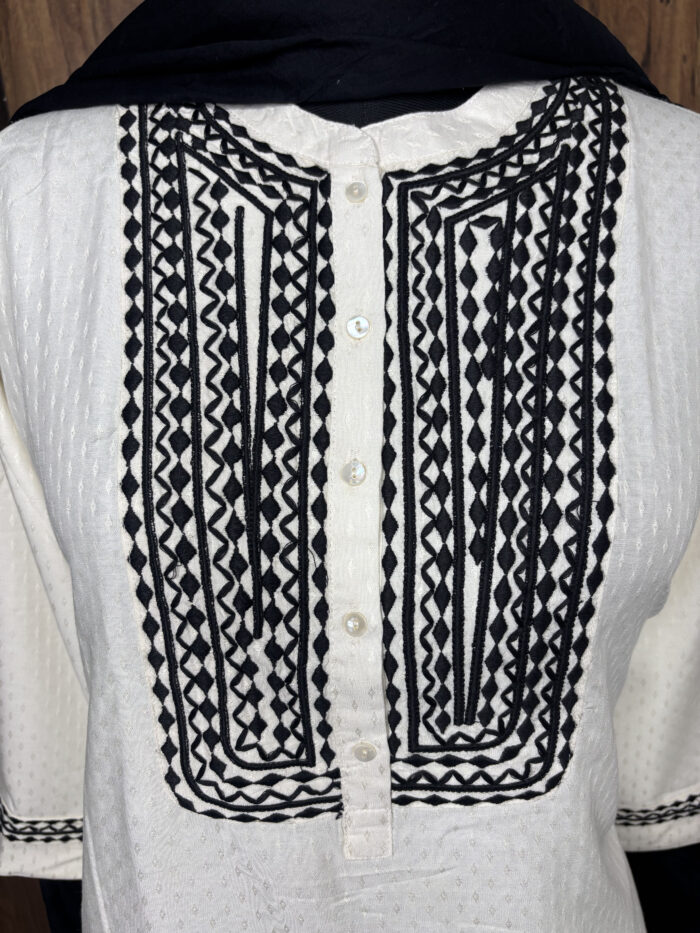 The Rayon Embroidered Formal Suit - Image 4