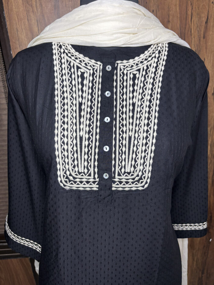 The Rayon Embroidered Formal Suit - Image 3