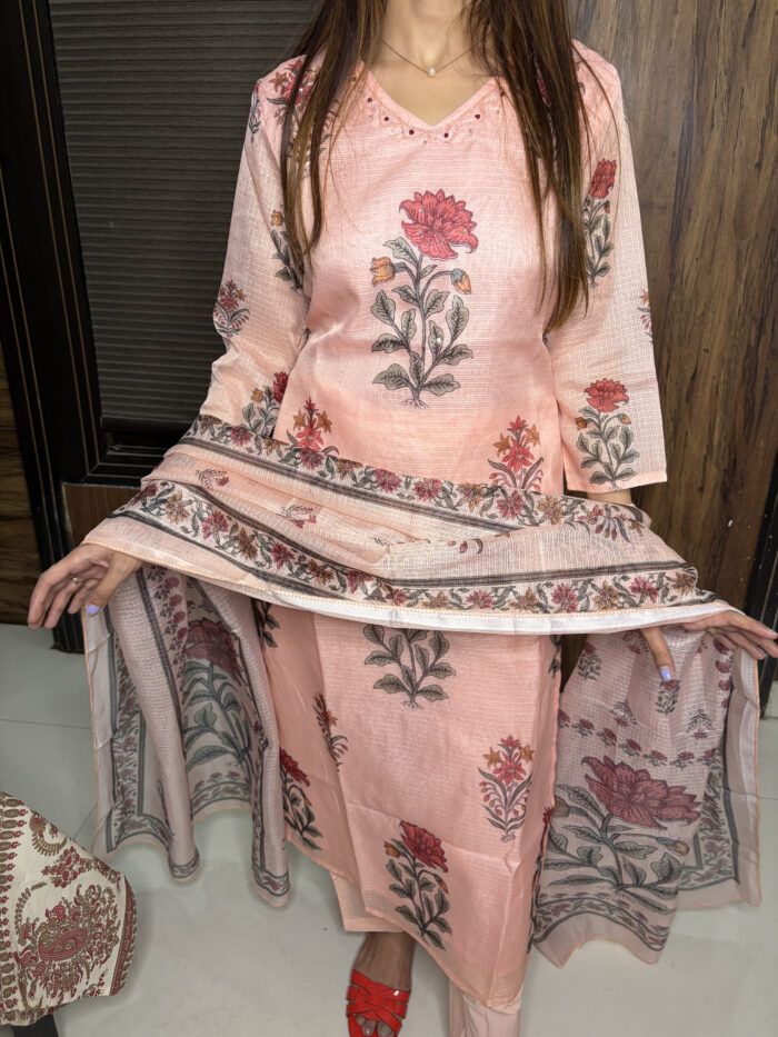 Kiara Kota Doria Suit - Image 2
