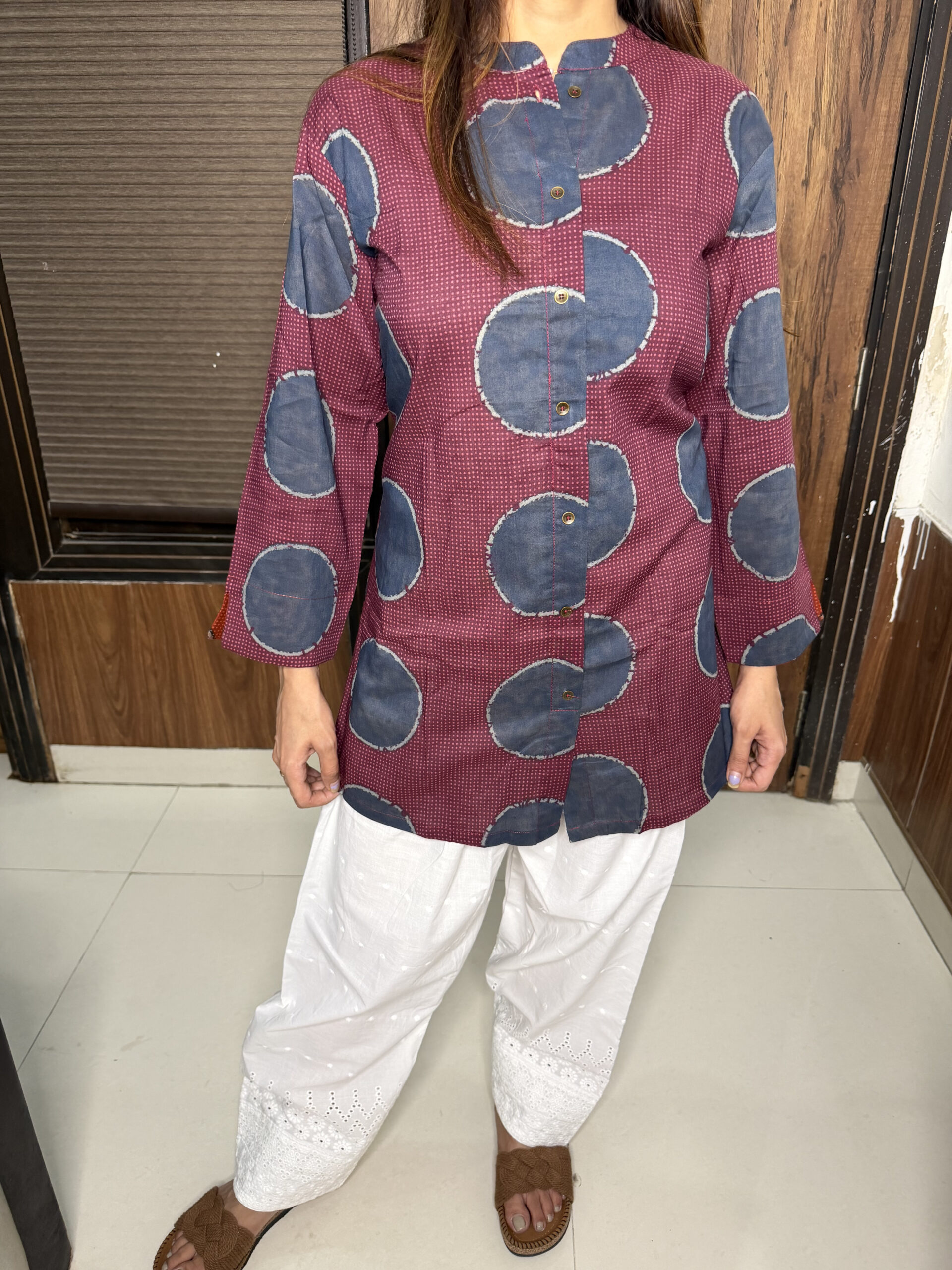 IMG_9164 Cotton Short Kurti - Image 1