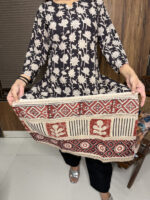 Black Kalamkari Kurta - Image 4