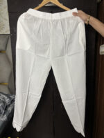 white cotton laced pant - Image 2