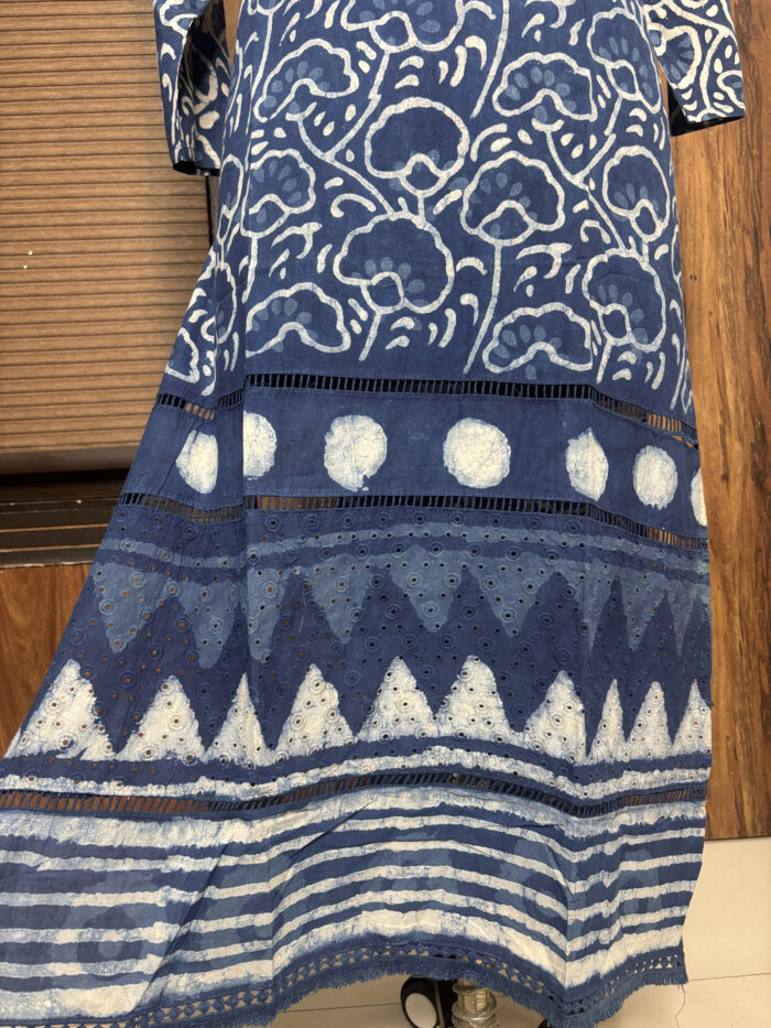 Indigo Kalamkari kurti - Image 4