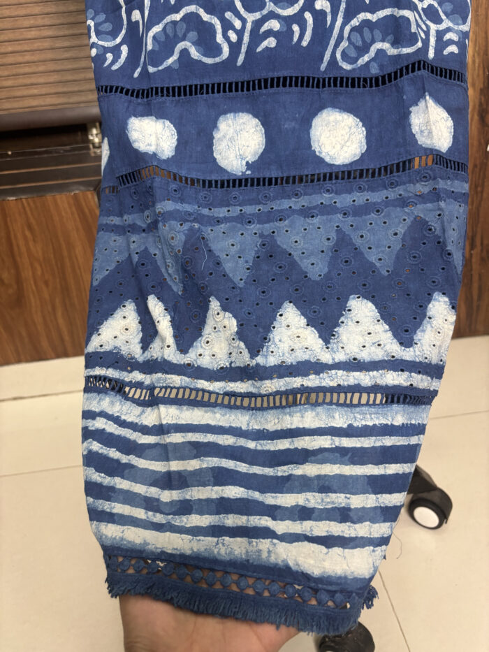 Indigo Kalamkari kurti - Image 5