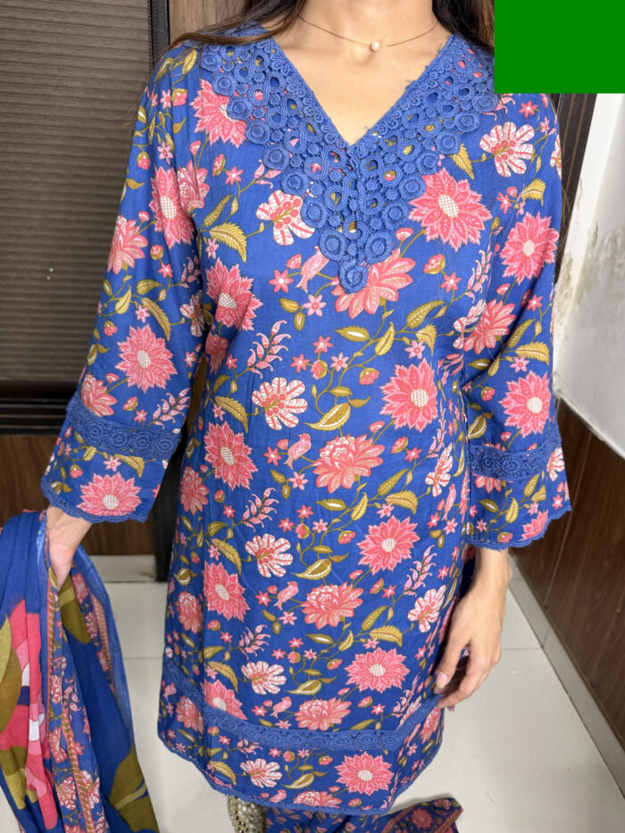 Blue Floral Printed - Image 2
