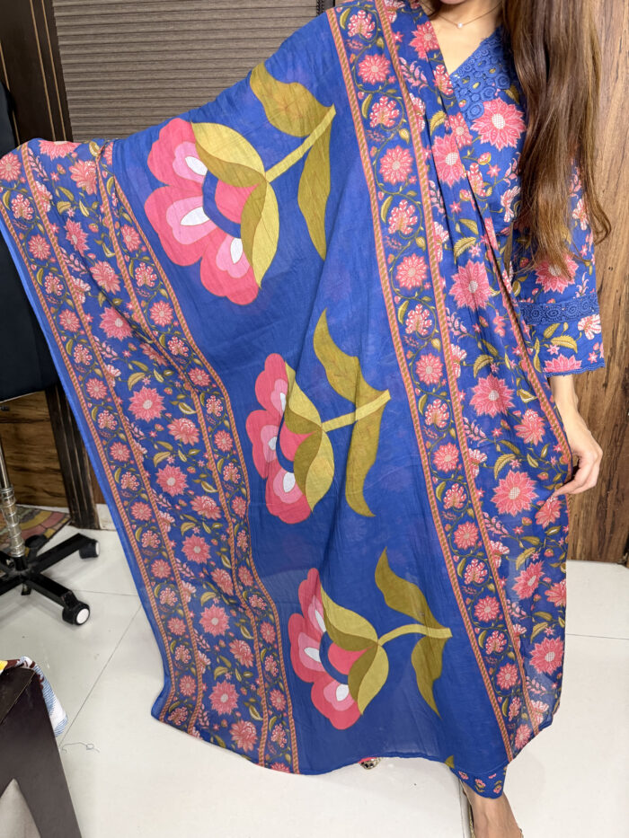 Blue Floral Printed - Image 4