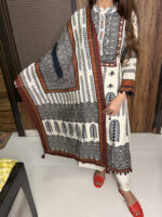 Butter Muslin Printed Suit - Image 4