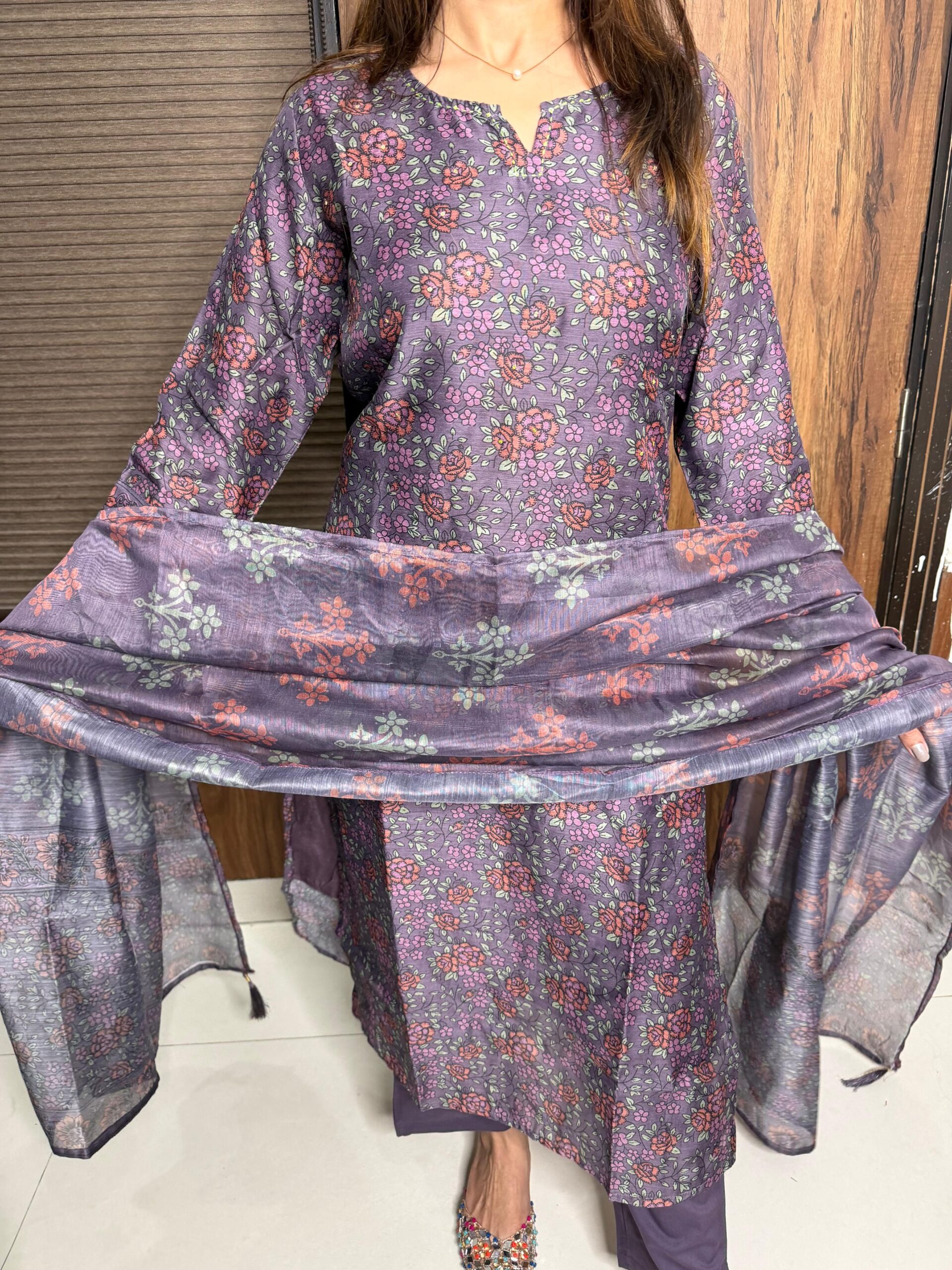 WhatsApp Image 2026-09-07 at 1.17.22 PM-6 Brinjal Cotton Chandheri - Image 1