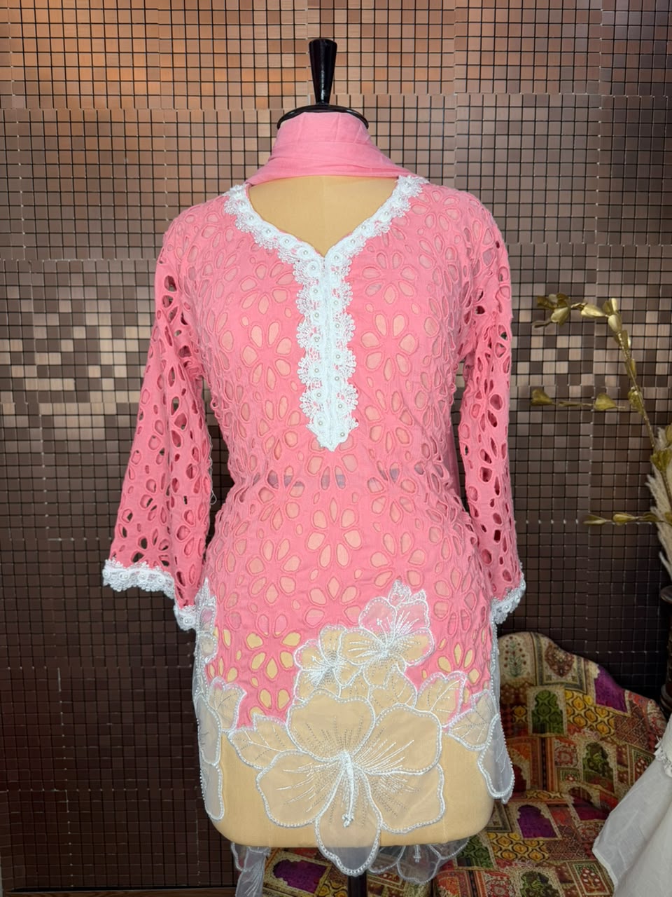WhatsApp Image 2026-09-14 at 18.23.30 (1) Cotton shiffali suit with cut work - Image 1