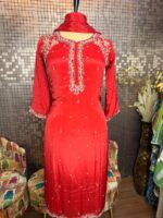 Red Royale - Pure Chinon Suit