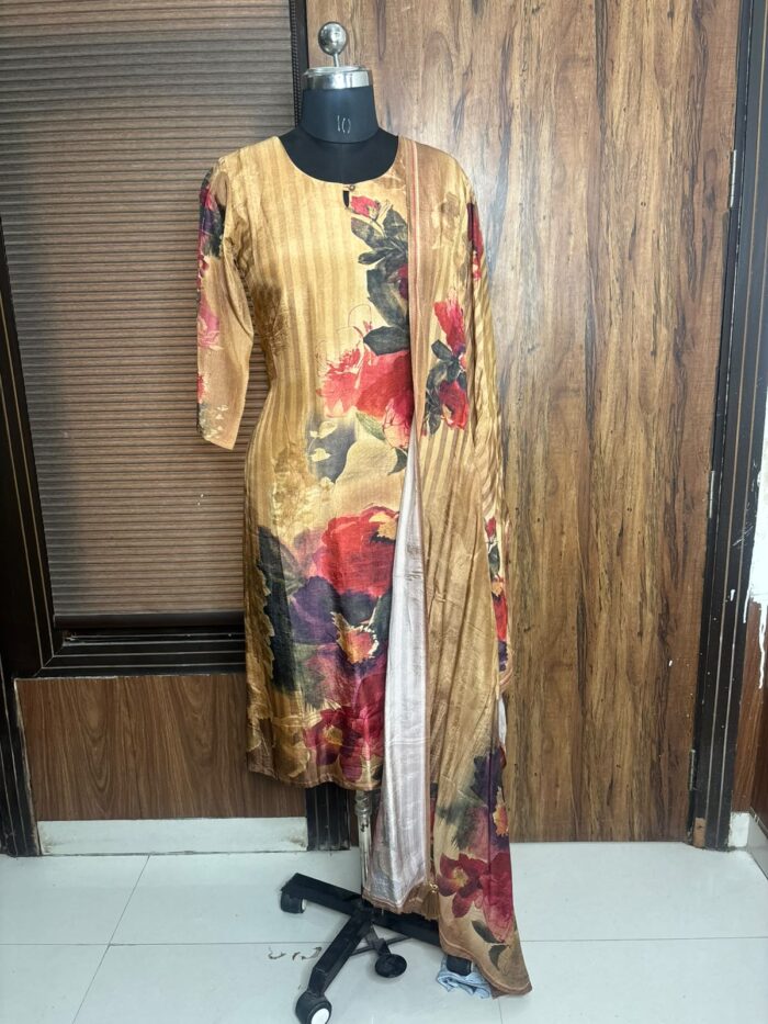 Golden chandheri silk - Image 3