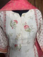 White chandheri silk - Image 3