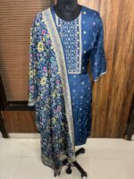 patola printed chandheri suit