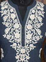 Lucknowi embroidered kurti - Image 2