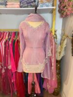 Lilac bloom premium crushed tissue suit