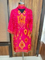 Pink patola printed faarshi suit