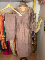 Mocha Royale – Embroidered Kurta - Image 3