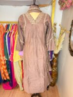 Mocha Royale – Embroidered Kurta