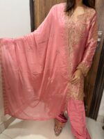 Pink blush embroidered suit - Image 6